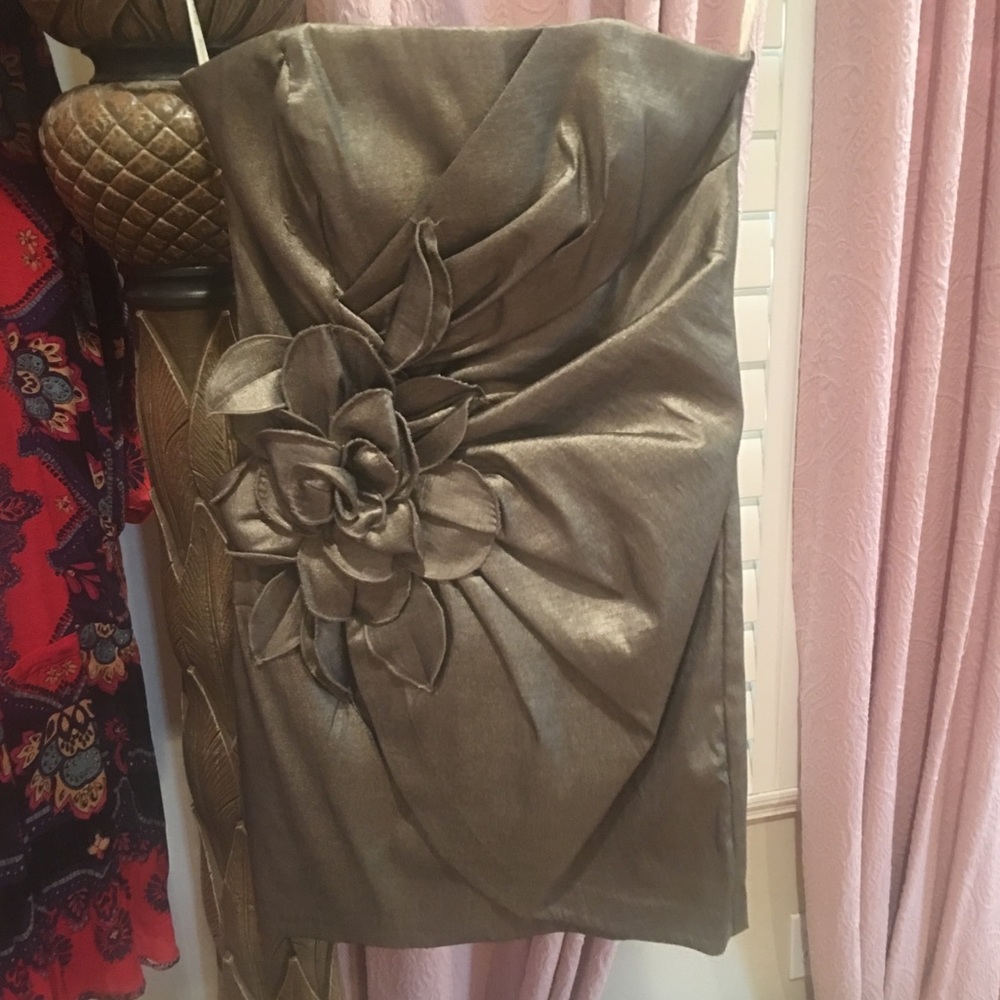 Jessika McClintock formal strapless dress